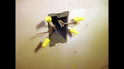 electrical outlet box drywall